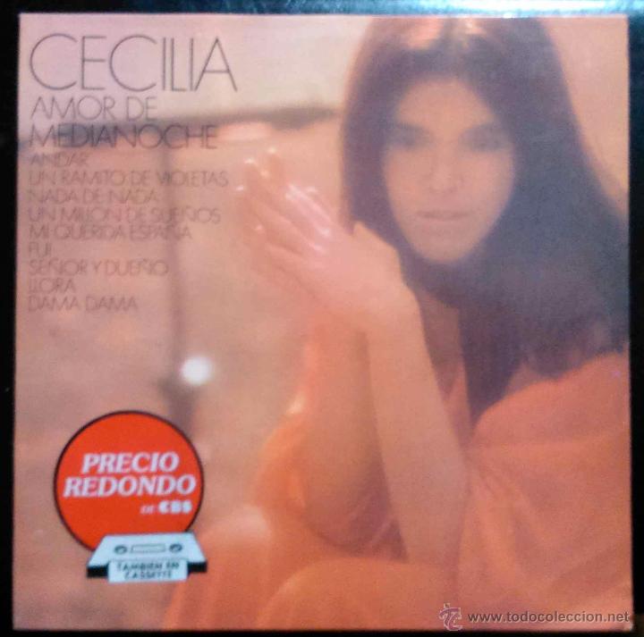 Discos de vinilo: CECILIA, AMOR DE MEDIANOCHE - LP DE VINILO - Foto 1