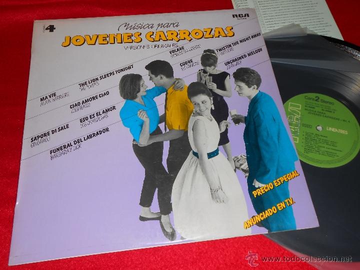 Discos de vinilo: MUSICA PARA JOVENES CARROZAS VOL.4 LP 1980 RCA RITA PAVONE TOKENS PAOLI COOKE