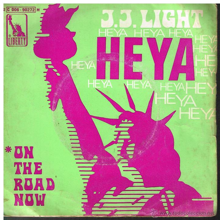 Discos de vinilo: J.J. Light - Heya/ On the road - Single - Foto 1