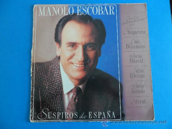 Discos de vinilo: Manolo Escobar --- Suspiros de Espa&ntilde;a --- - Foto 1