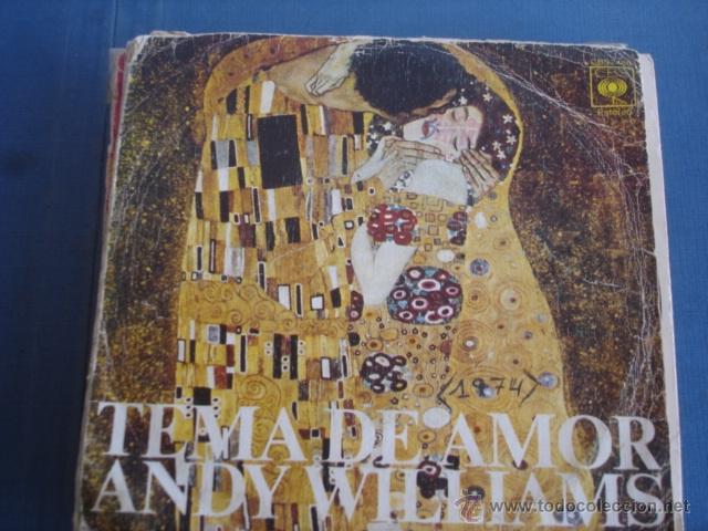 Discos de vinilo: ANDY WILLIAMS TEMA DE AMOR - Foto 1