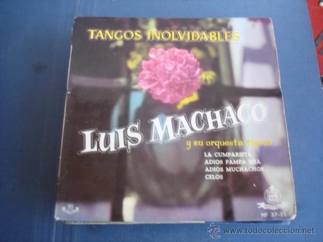 Discos de vinilo: LUIS MACHACO  TANGOS INOLVIDABLES - Foto 1