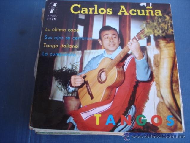 Discos de vinilo: CARLOS ACU&Ntilde;A  TANGOS - Foto 1
