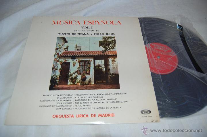 Discos de vinilo: M&Uacute;SICA ESPA&Ntilde;OLA VOL. I