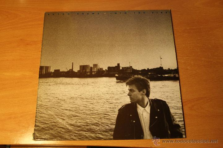 Discos de vinilo: BRIAN ADAMS, INTO THE FIRE, MADE IN SPAIN, 87, LP - Foto 1