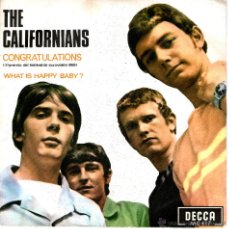 Discos de vinilo: THE CALIFORNIANS CONGRATULATIONS. Lote 41466662
