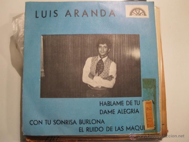 Discos de vinilo: LUIS ARANDA - HABLAME DE TU VIDA EP BERTA - Foto 1