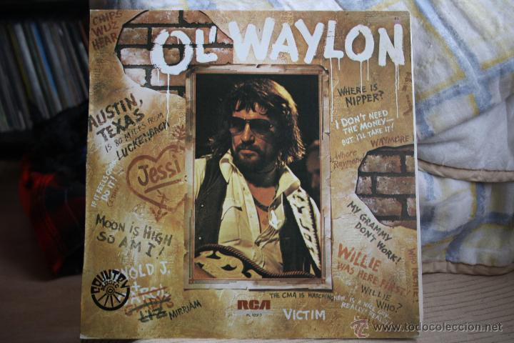 Discos de vinilo: WAYLON, OL&acute;WAYLON,RCA, 77, SPAIN, LP - Foto 1