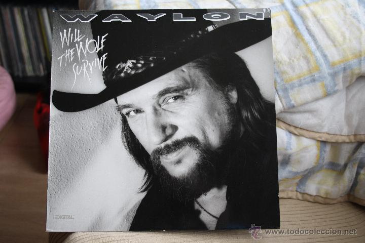 Discos de vinilo: WAYLON, WILL THE WOLF SURVIVE, MCA RECORDS, 86, SPAIN, LP - Foto 1
