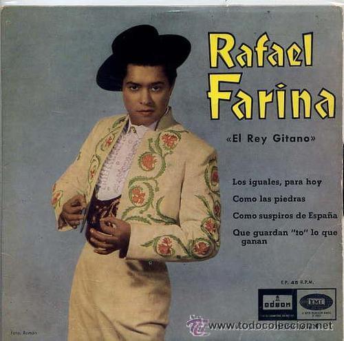 Discos de vinilo: RAFAEL FARINA EP EL REY GITANO Y TRES M&Aacute;S, DISCO - Foto 1