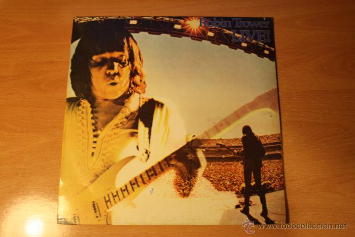 Discos de vinilo: ROBIN TROWER, LIVE, 1975 CHRISALIS RECORDS, SPAIN, LP - Foto 1
