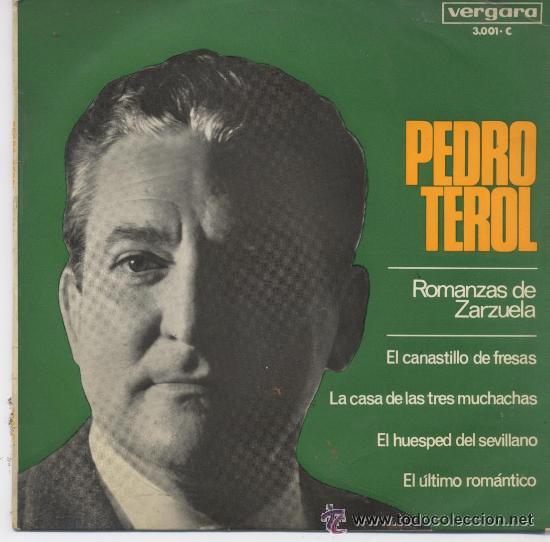 Discos de vinilo: pedro terol,romanzas de zarzuela - Foto 1