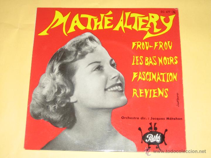 Discos de vinilo: MATHE ALTERY - ED. FRANCESA - Foto 1