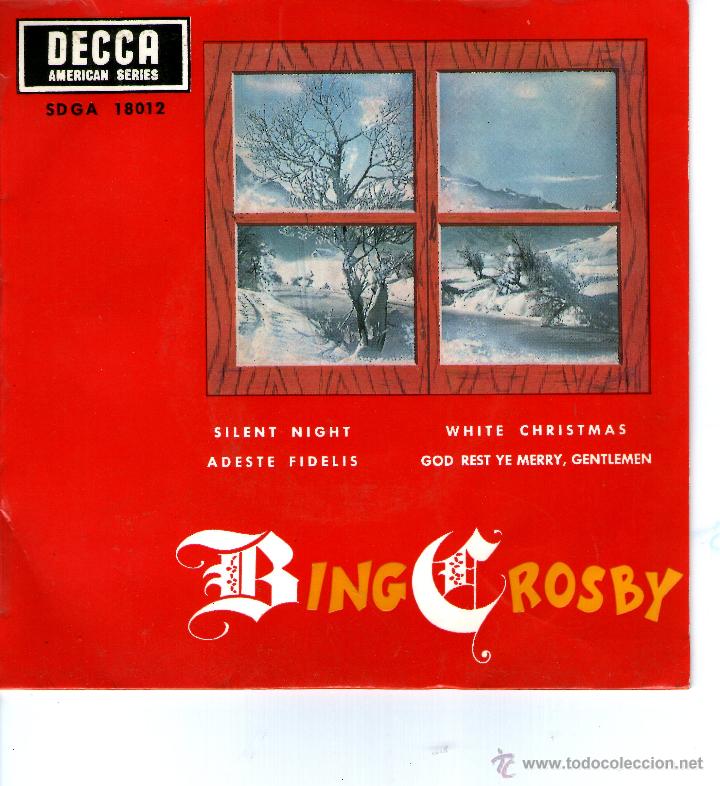 Discos de vinilo: BING CROSBY - SILENT NIGHT - DECCA - Foto 1