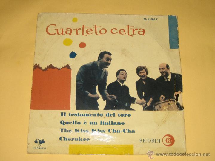 Discos de vinilo: CUARTETO CETRA - ED.ESPA&Ntilde;OLA 1961 - - Foto 1