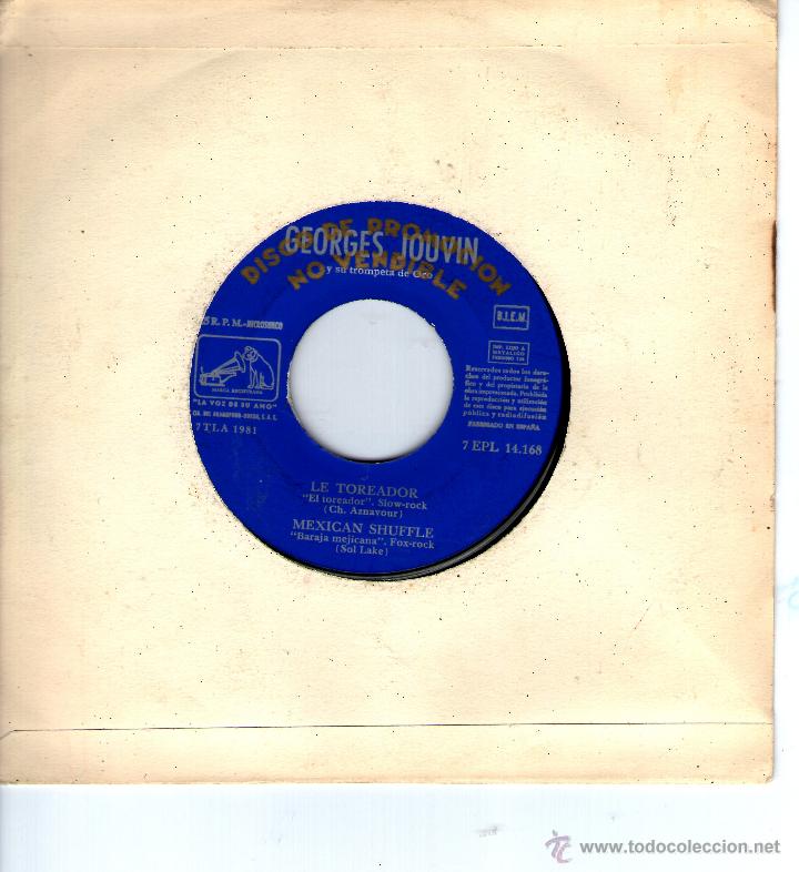 Discos de vinilo: GEORGES JOUVIN EP PROMO - Foto 1
