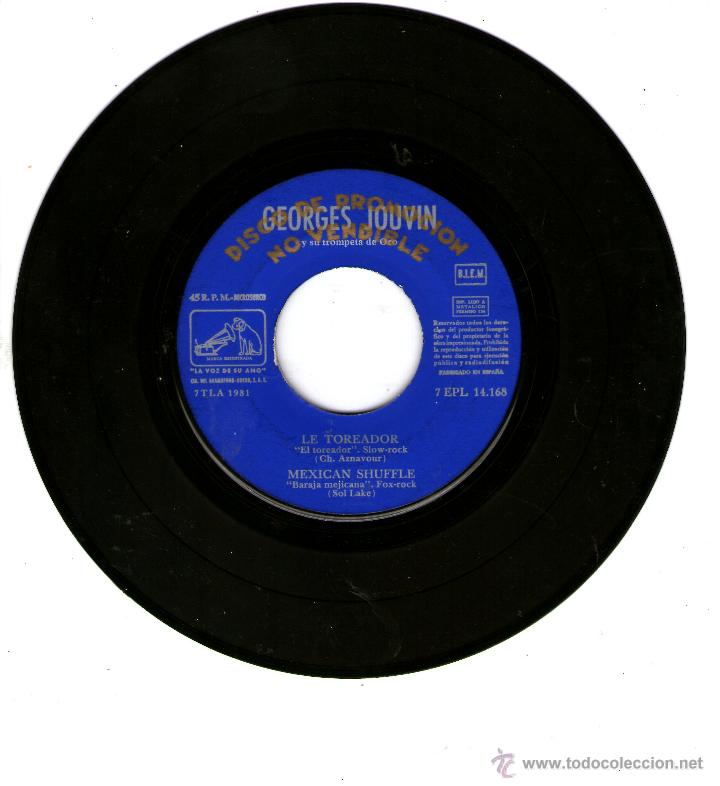 Discos de vinilo: GEORGES JOUVIN EP PROMO - Foto 2