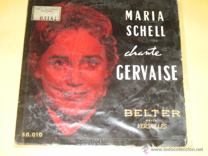 Discos de vinilo: MARIA SCHELL - ED. ESPA&Ntilde;OLA 1958 - Foto 1