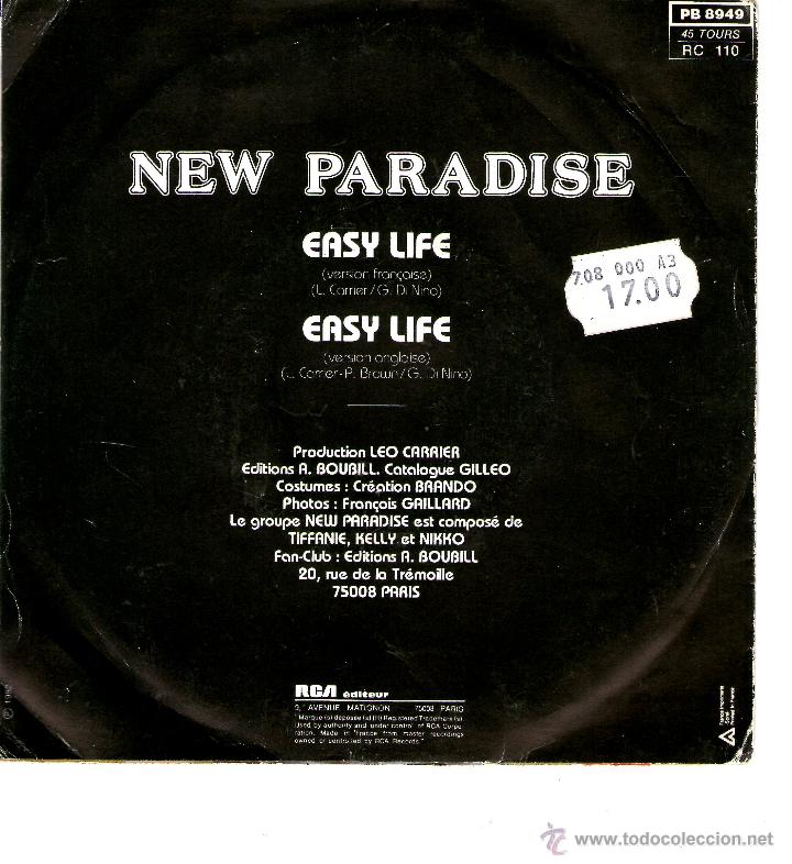 Discos de vinilo: NEW PARADISE EASY LIFE - Foto 2