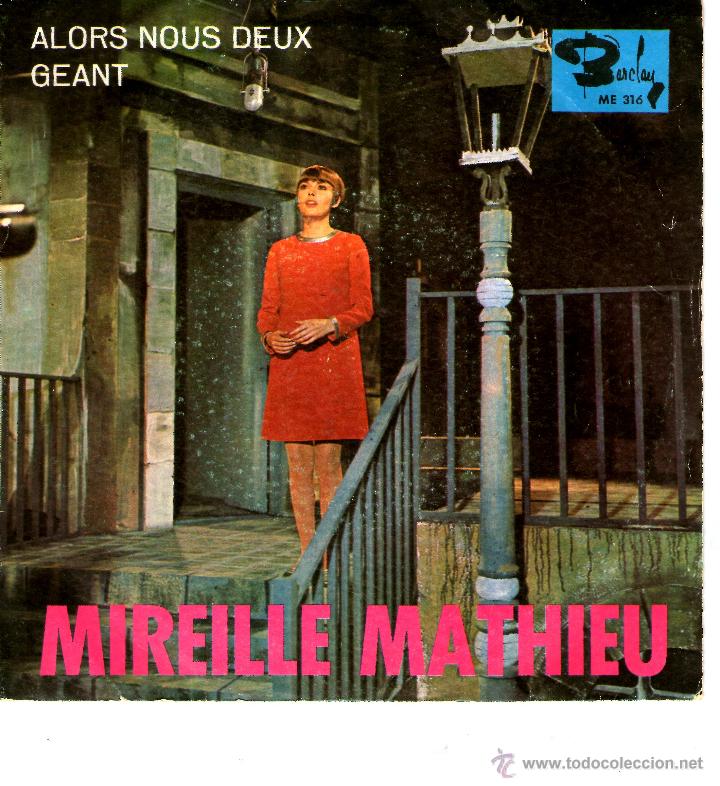 Discos de vinilo: MIREILLE MATHIEU ALORS NOUX DEUX  PROMO - Foto 1