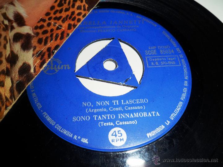 Discos de vinilo: EP DE NINI ROSSO. ISABELLA IANNETTI. - Foto 2
