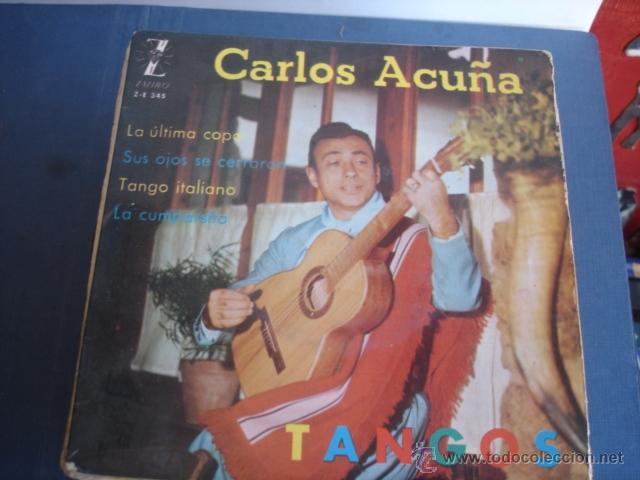 Discos de vinilo: CARLOS ACU&Ntilde;A LA ULTIMA COPA - Foto 1