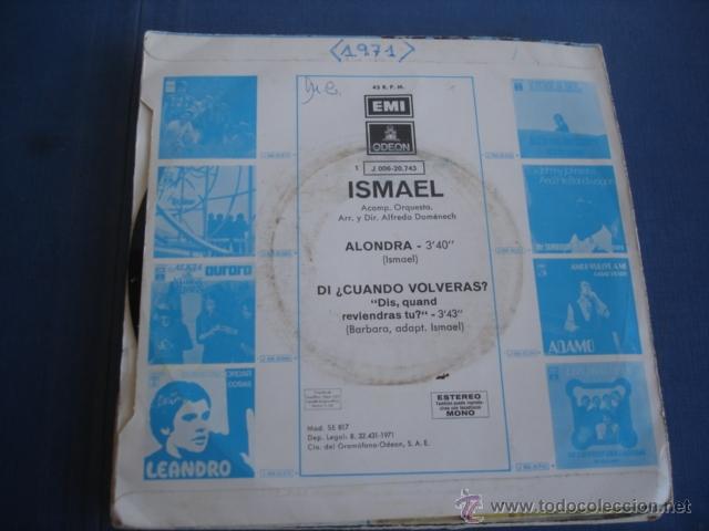 Discos de vinilo: ISMAEL ALONDRA - Foto 2