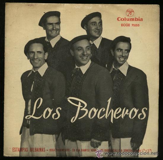 Discos de vinilo: LOS BOCHEROS EP ESTAMPAS BILBAINAS + 3 - Foto 1