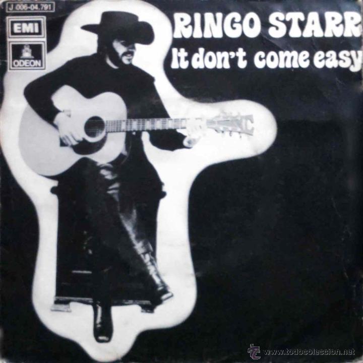 Discos de vinilo: RINGO STARR (THE BEATLES), IT DONT COME EASY. SINGLE ESPA&Ntilde;A - Foto 1