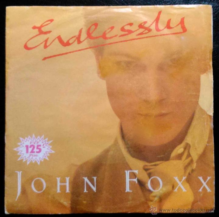 Discos de vinilo: JOHN FOXX - ENDLESSLY - SINGLE ESPA&Ntilde;A - Foto 1