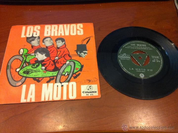 Discos de vinilo: Los Bravos - La moto   - Single 1966 - - Foto 1