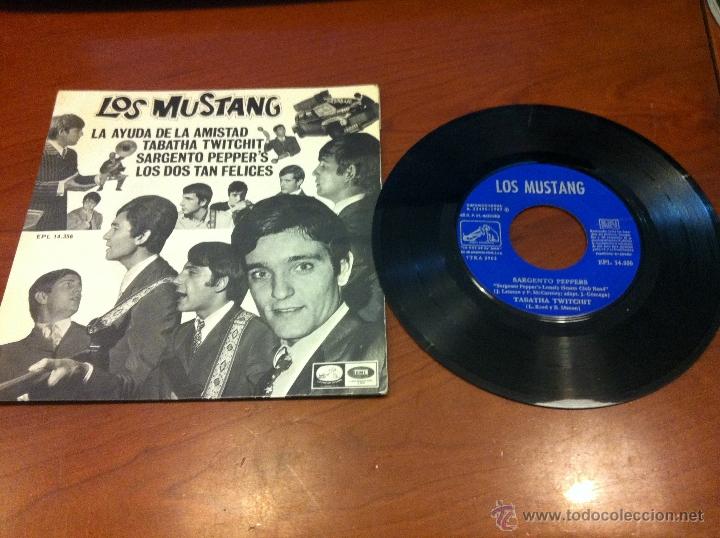 Discos de vinilo: Los Mustangs - La ayuda de la amistad     - EP 1967 - - Foto 1