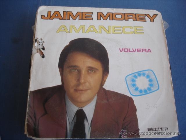 Discos de vinilo: JAIME MOREY  AMANECE - Foto 1