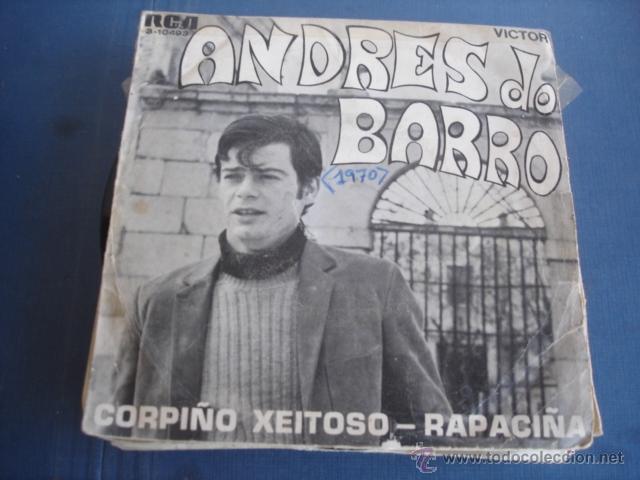 Discos de vinilo: ANDRES DO BARRO  CORPI&Ntilde;O XEITOSO / RAPACI&Ntilde;A - Foto 1