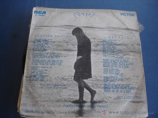 Discos de vinilo: ANDRES DO BARRO  CORPI&Ntilde;O XEITOSO / RAPACI&Ntilde;A - Foto 2