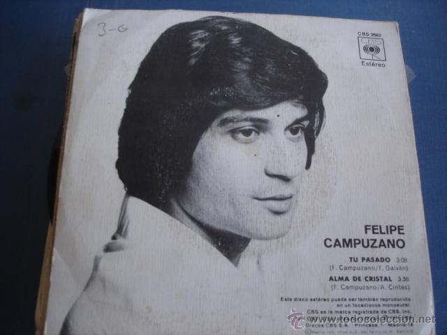 Discos de vinilo: FELIPE CAMPUZANO  TU PASADO - Foto 2