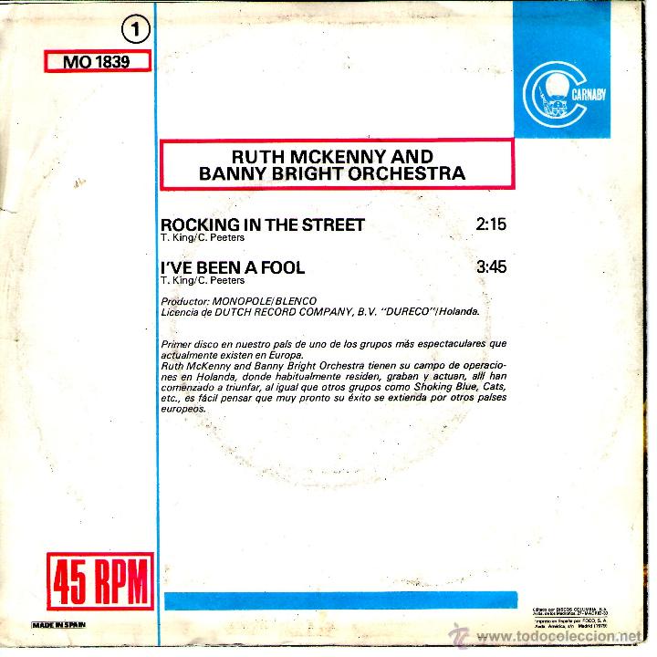 Discos de vinilo: RUTH MCKENNY AND BANNY BRIGHT ORCHESTRA - Foto 2