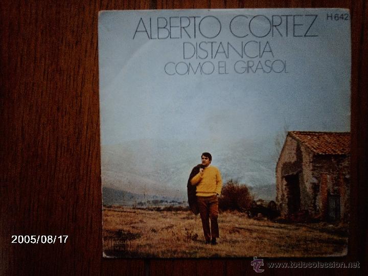 Discos de vinilo: alberto cortez  -  distancia  +  como el girasol - Foto 1