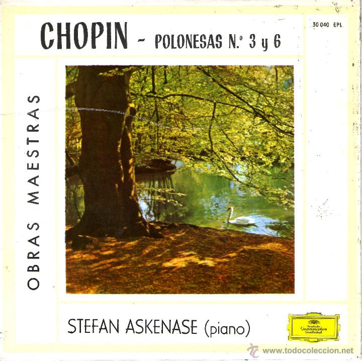 Discos de vinilo: SINGLE , CHOPIN - POLONESAS N 3 Y 6 - Foto 1