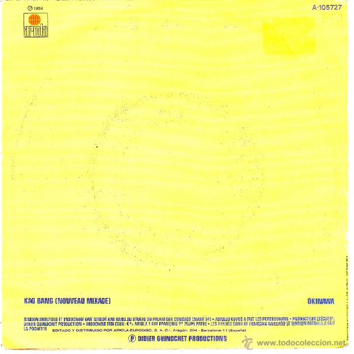 Discos de vinilo: INDOCHINE KAO BANG - Foto 2