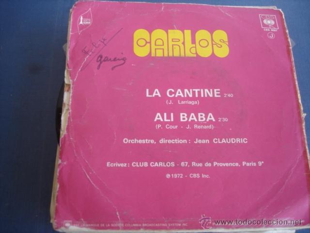Discos de vinilo: CARLOS  LA CANTINE / ALI BABA - Foto 2