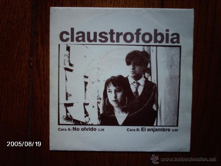 Discos de vinilo: claustrofobia  -  no olvido  +  el enjambre - Foto 1