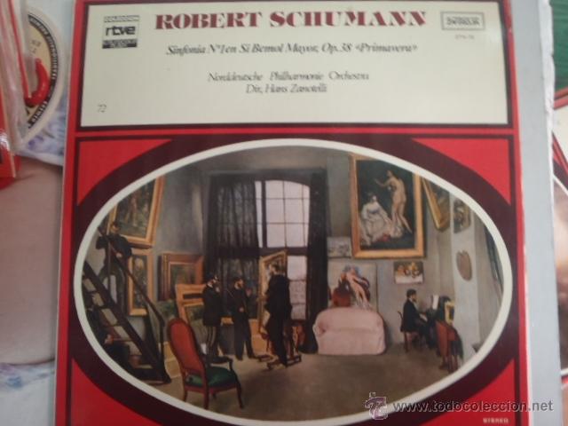 Discos de vinilo: ROBERT SCHUMANN SINFONIA N&ordm; 1 OP 38 - Foto 1