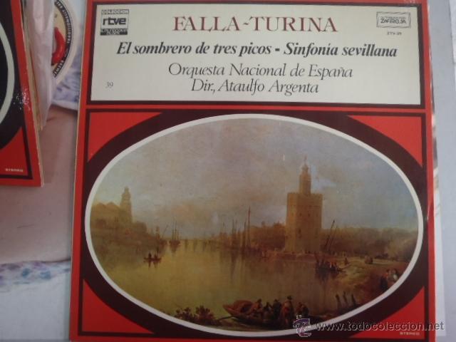 Discos de vinilo: FALLA TURINA EL SOMBRERO DE TRES PICOS - Foto 1
