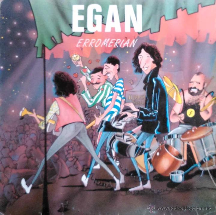 Discos de vinilo: EGAN - ERROMERIAN - LP CON HOJA DE LETRAS - Foto 1