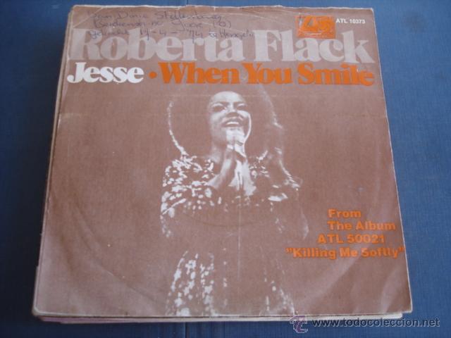 Discos de vinilo: ROBERTA FLACK JESSE / WHEN YOU SMILE - Foto 1