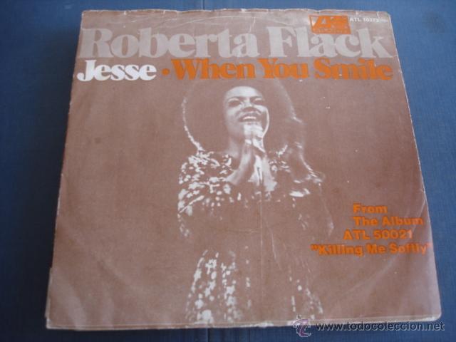 Discos de vinilo: ROBERTA FLACK JESSE / WHEN YOU SMILE - Foto 2