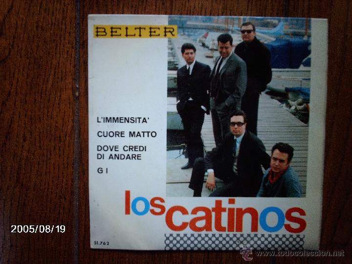 Discos de vinilo: los catinos  -  coraz&oacute;n loco  + 3 - Foto 1