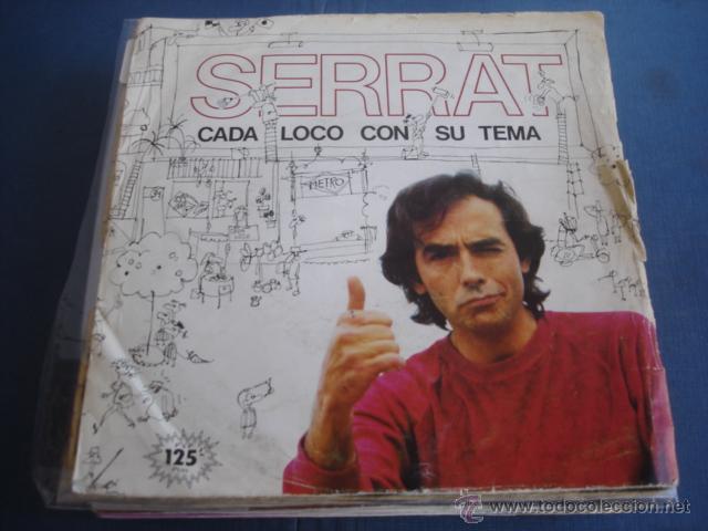 Discos de vinilo: JOAN MANUEL SERRAT CADA LOCO CON SU TEMA - Foto 1
