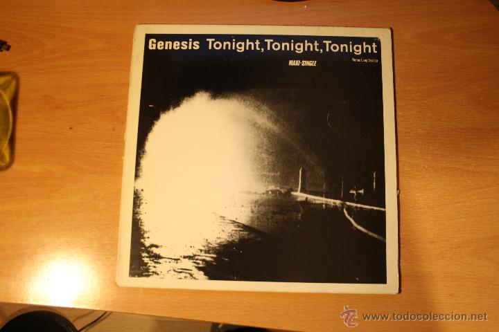 Discos de vinilo: GENESIS, TONIGHT TONIGHT, TONIGHT, MAXI, 87, SPAIN - Foto 1